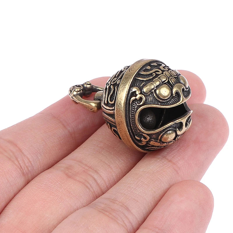 Brass Drop Bell Chinese Good Luck Tinkle Bell Charm For Bracelet and Anklet Jewelry Accessory Pendant For Pet