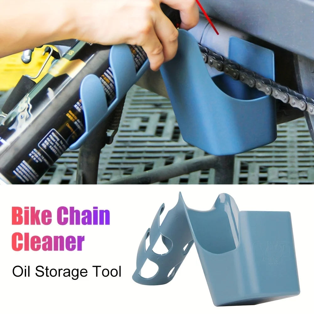 Motorcycle Bike Chain Oil Storage Tool Box Chain Cleaning Oil Splash-Proof Tool Agent Widely Used Chain Oil Anti-spray Tool