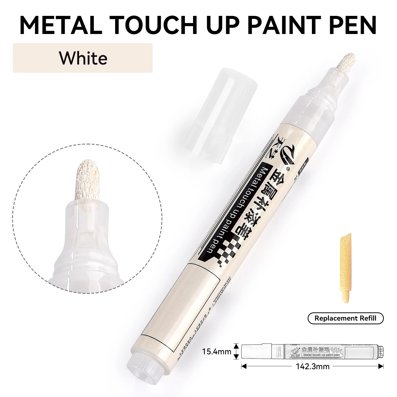Car Touch Up Paint Pen Universal Motorcycle Bicycle Tire Graffiti Paint Marker Letter Repair Multipurpose Car Scratch Repir Tool