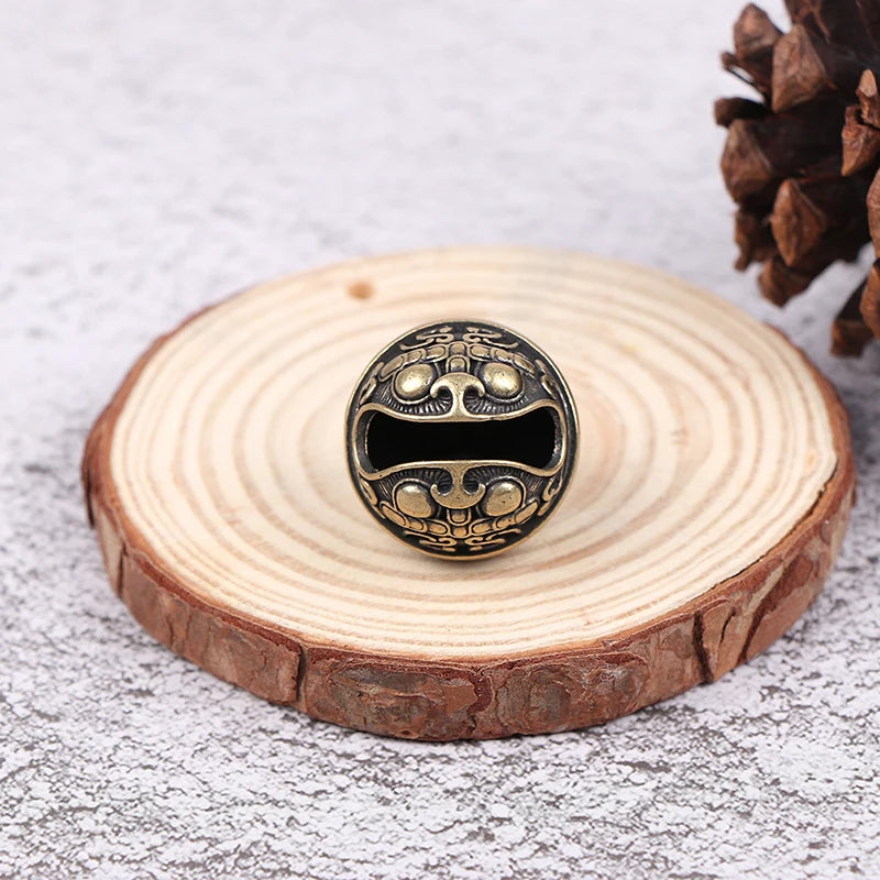 Brass Drop Bell Chinese Good Luck Tinkle Bell Charm For Bracelet and Anklet Jewelry Accessory Pendant For Pet