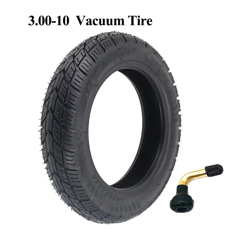 14 Inch Vacuum Tire with Inner Tube 3.00-10 / 14x3.2 Fits Suitable for Electric Motorcycles 300-10 Explosion-Proof