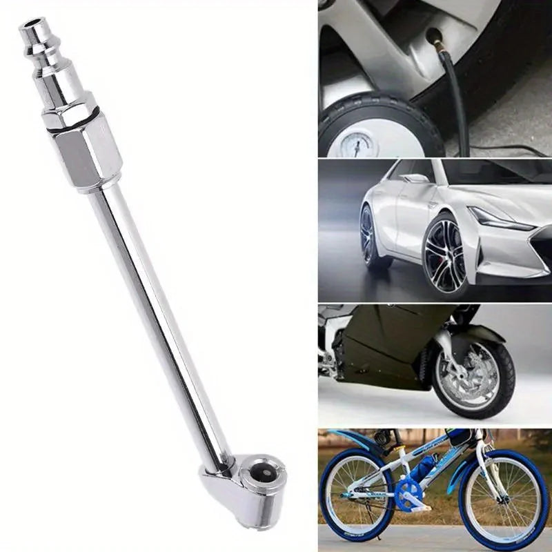 1/2Pcs Heavy Duty Dual Head Tire Air Chuck Quick Plug RV Inflator Chuck Compressor Parts for Car Truck Bicycle Motorcycle