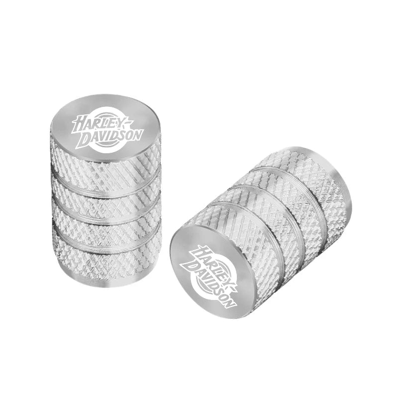 CNC Aluminum Valve Stem Caps for Harley Davidson Motorcycle Wheel Tire Covers Motorcycle Accessories 8 colors H3