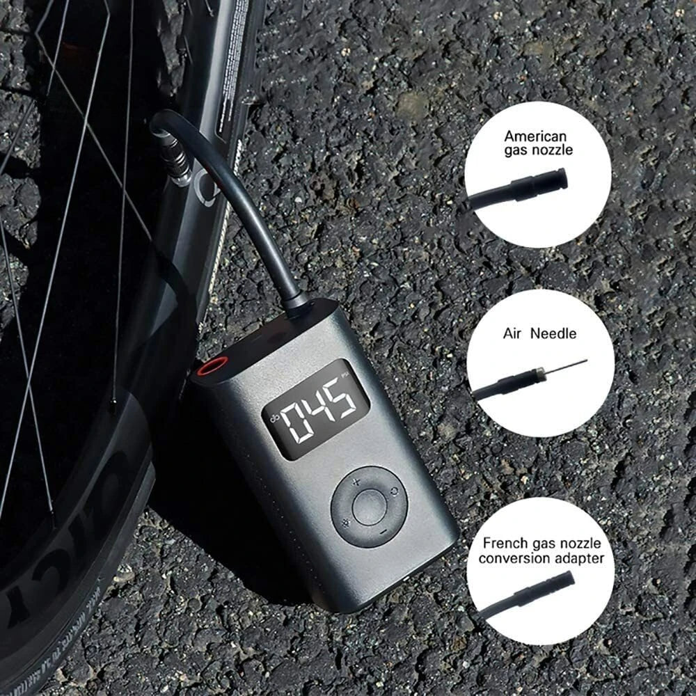 Portable Car Mounted Inflation Pump Wireless Electric Inflation Pump Bicycle Motorcycle Car Tire Inflation Pump