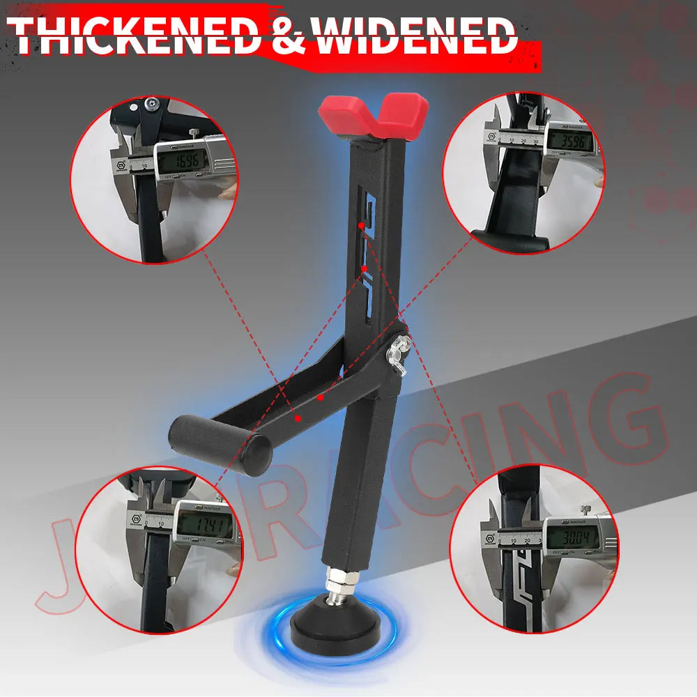 Paddock Stand Universal Motorcycle Wheel Stand Lift Portable Handle Single Sided Front Rear Support Foldable Tire Repairing Tool