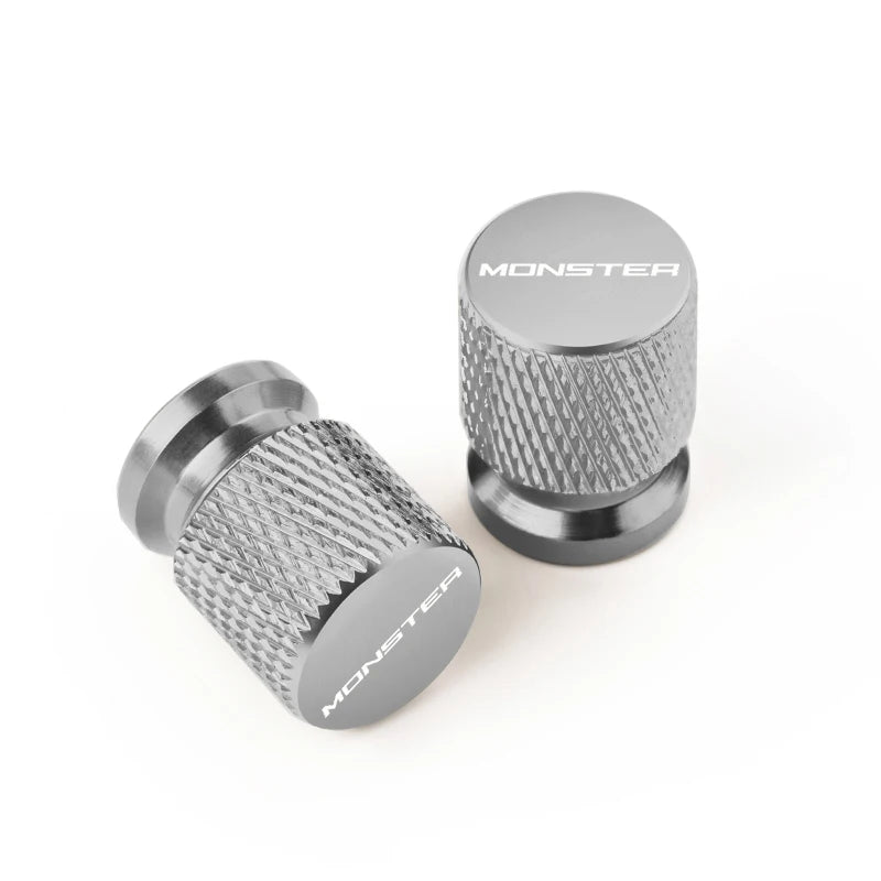 2PCS For Ducati Monster 696 795 796 797 821 937 S2R 800 Motorcycle Wheel Tire Valve Cover Cap Plug CNC Accessories