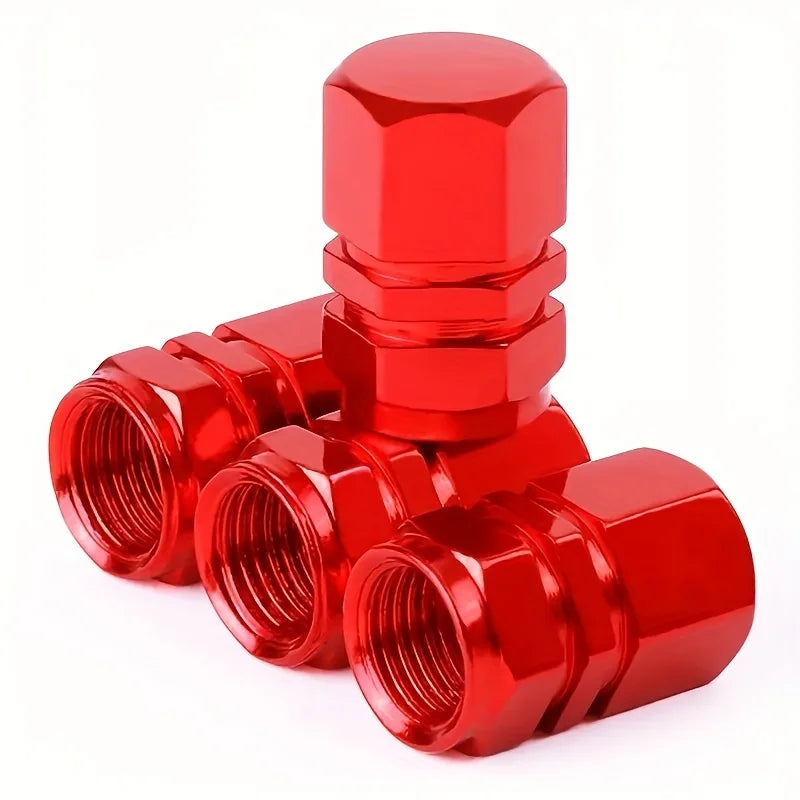 Car Tire Valve Caps Aluminum Alloy Car Wheel Tire Valve Caps Dustproof Car Motorcycle Truck Bike for USA AIR Valve Caps