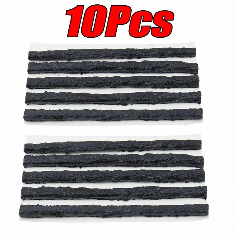 Roadside Emergency Tubeless Tire Puncture Repair Kit Rubber Plugs Insertion Tools for Auto Motorcycle Truck SUV ATV