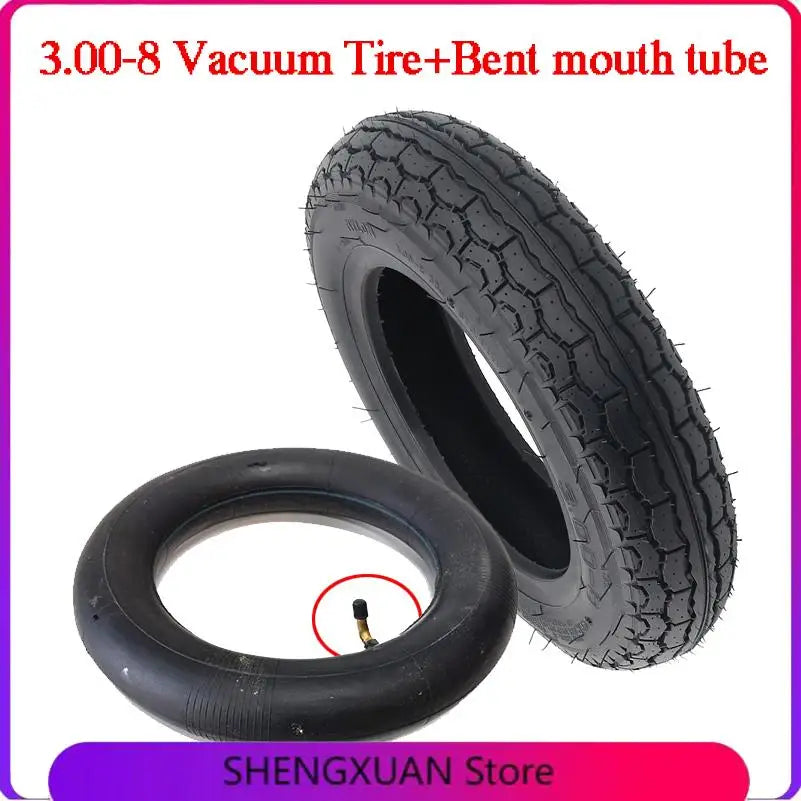 3.00-8 / 300-8 Tire & inner tube 4PR tyre fits Gas and Electric Scooters Warehouse Vehicles Mini Motorcycle