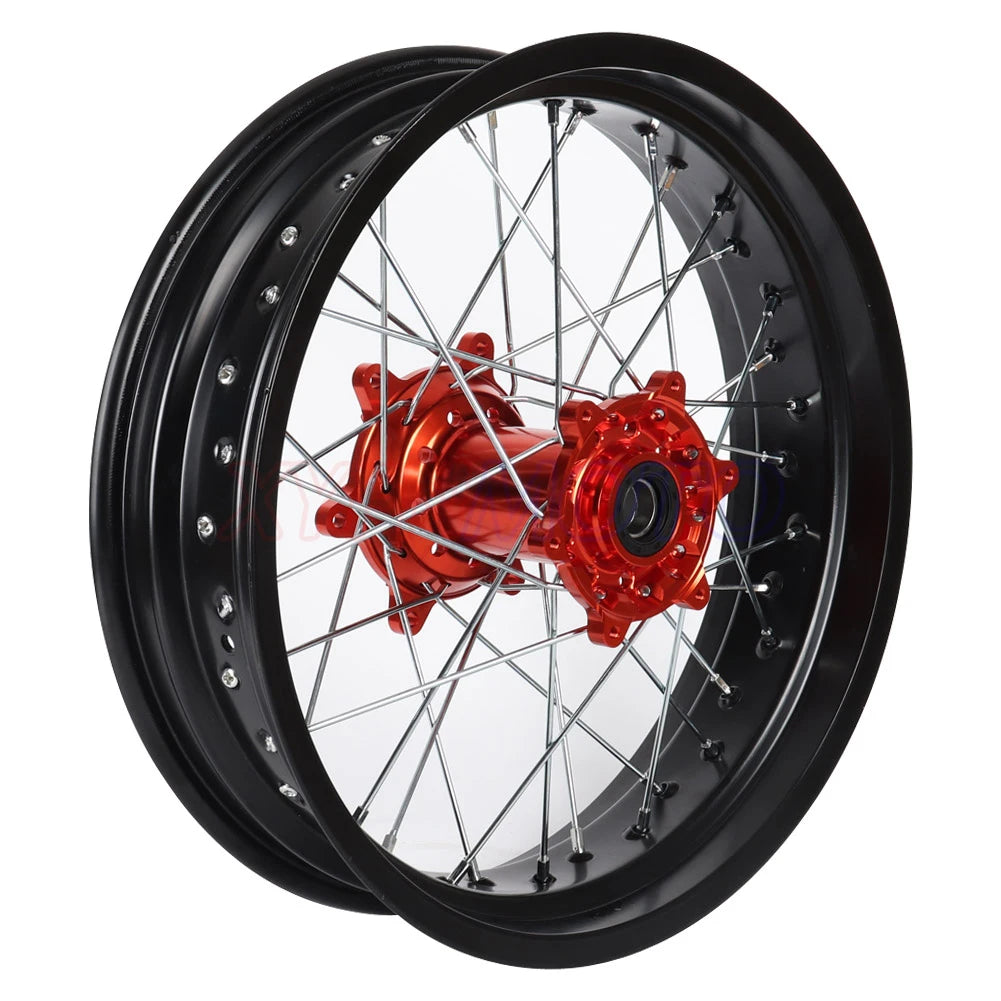3.50x17" inch 4.25x17" Spoked Motorcycle Wheels Rims Set For KTM EXC EXC-E SX SX-F XCW 150 200 250 300 350 450 2003-2018