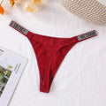 Victoria Secret Very Sexy Shine Script Thong Panty Sexy Lingerie Women Underwear Seamless Hot Sale