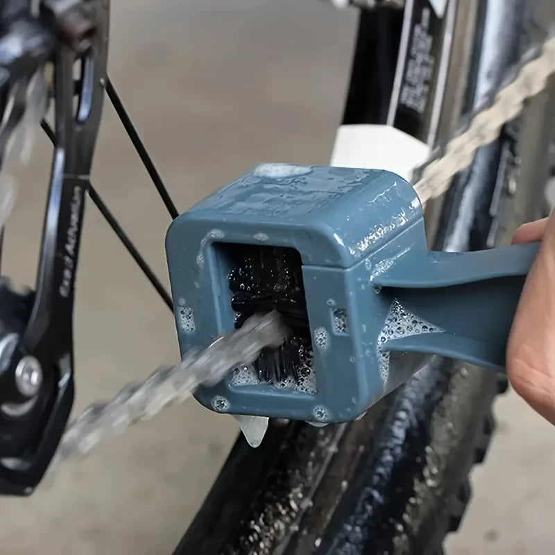 Plastic Chain Gear Grunge Wheel Brush Bicycle Chain Cleaning Brush Portable Bike Motorcycle Cleaning Tool Rim Care Tire