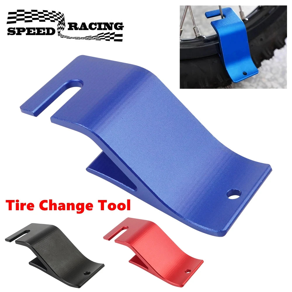 Motorcycle Tire Bead Bracket Holder Hook Buddy, Tire Change Installation Assistance Tool for Motorcycle/ Off-Road/ Dirt Bike