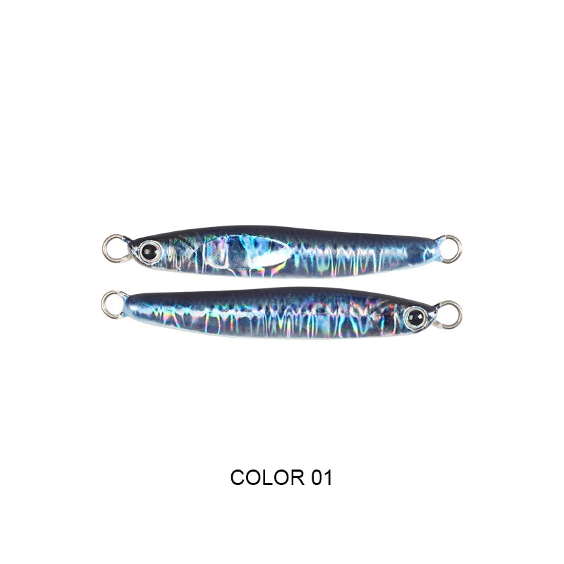 LETOYO Micro Metal Jig 10g 15g Fishing Lures Shore Jigging Sea Freshwater for Perch Bass Trout Artificial Bait Tackle