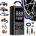 3X Faster Cordless Tire Inflator, 150PSI Portable Car Air Compressor Pump with Digital Gauge for Motorcycle, Bike, and Car Tires