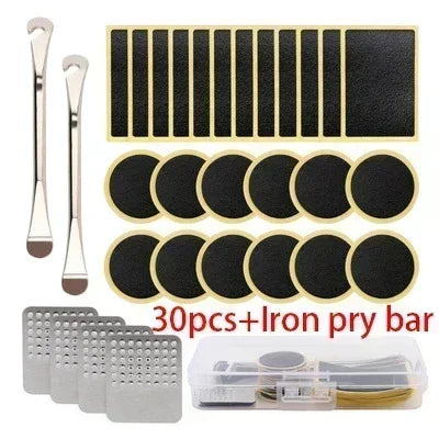 1/50Pcs Tire Repair Patches Car Motorcycle Bike Tire Repair Tools Glue-free Protection Adhesive Quick Drying Bicycle Tyre Patch