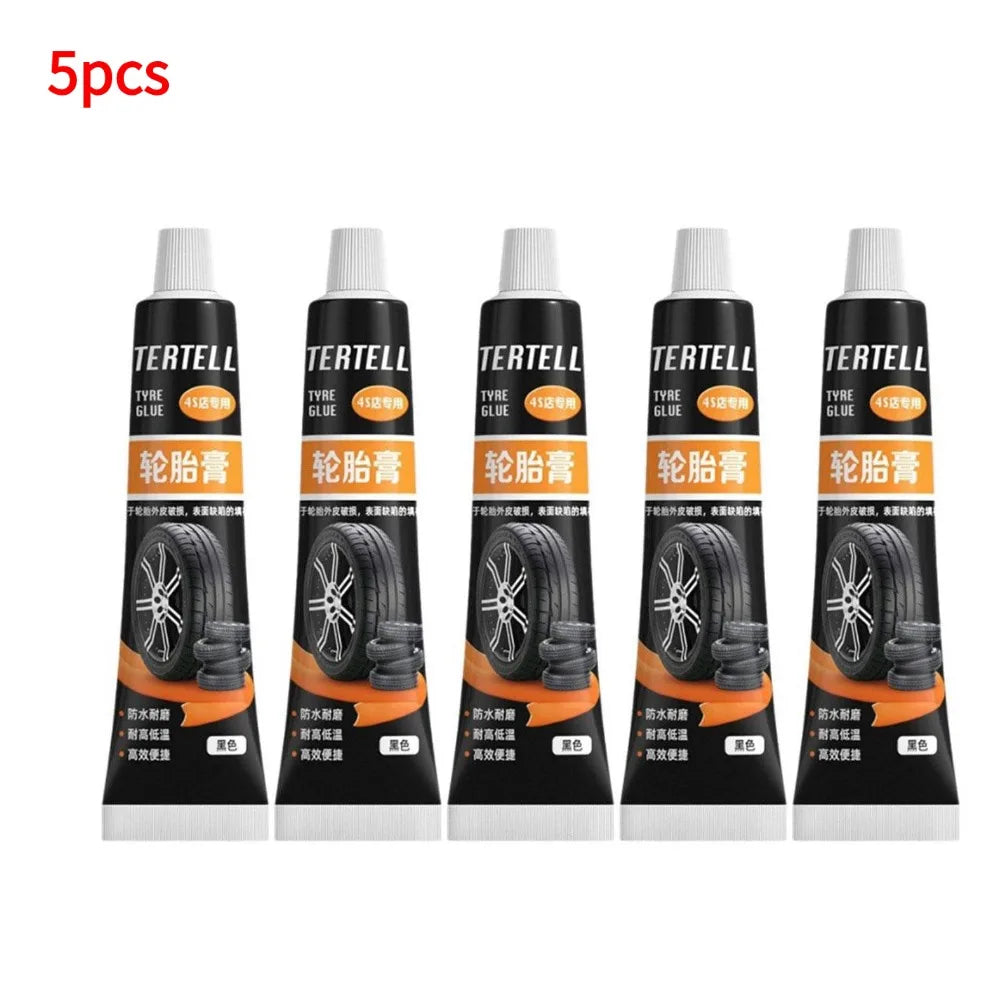 30ml Tire Repair Black Glue Liquid Strong Rubber Wear-resistant Non-corrosive Glue for Motorcycle Tyre Puncture Repair Tools