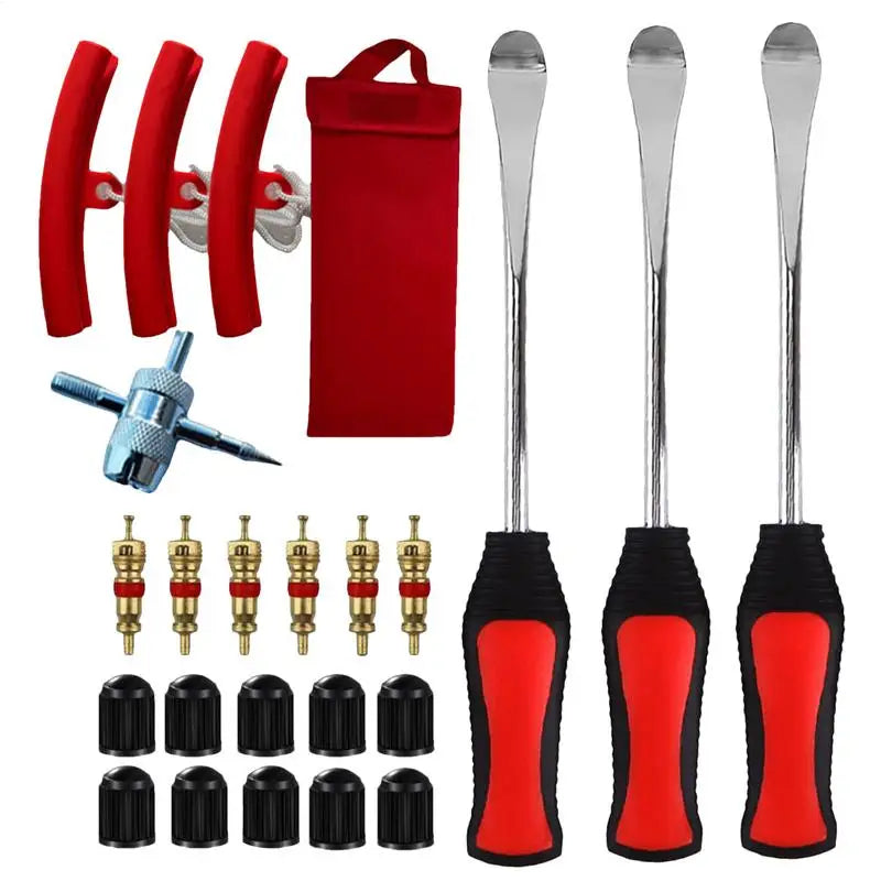 Motorcycle Tire Spoons With Rim Protector Motorcycle Tire Changing Lever Portable Tire Changer Levers For Motorcycle Bike Repair
