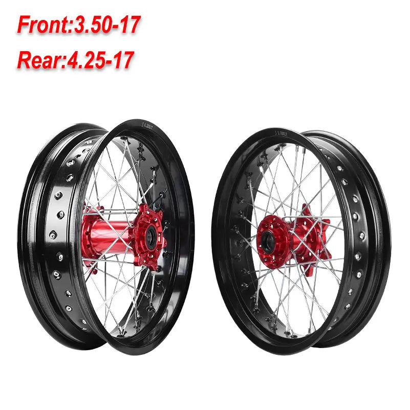 3.50x17" inch 4.25x17" Spoked Motorcycle Wheels Rims Set For KTM EXC EXC-E SX SX-F XCW 150 200 250 300 350 450 2003-2018
