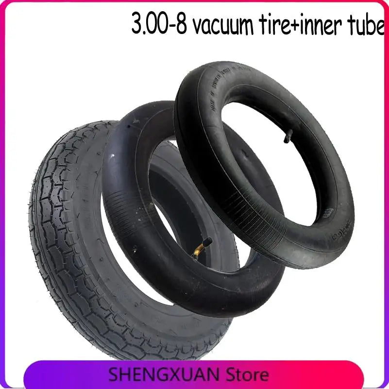 3.00-8 / 300-8 Tire & inner tube 4PR tyre fits Gas and Electric Scooters Warehouse Vehicles Mini Motorcycle