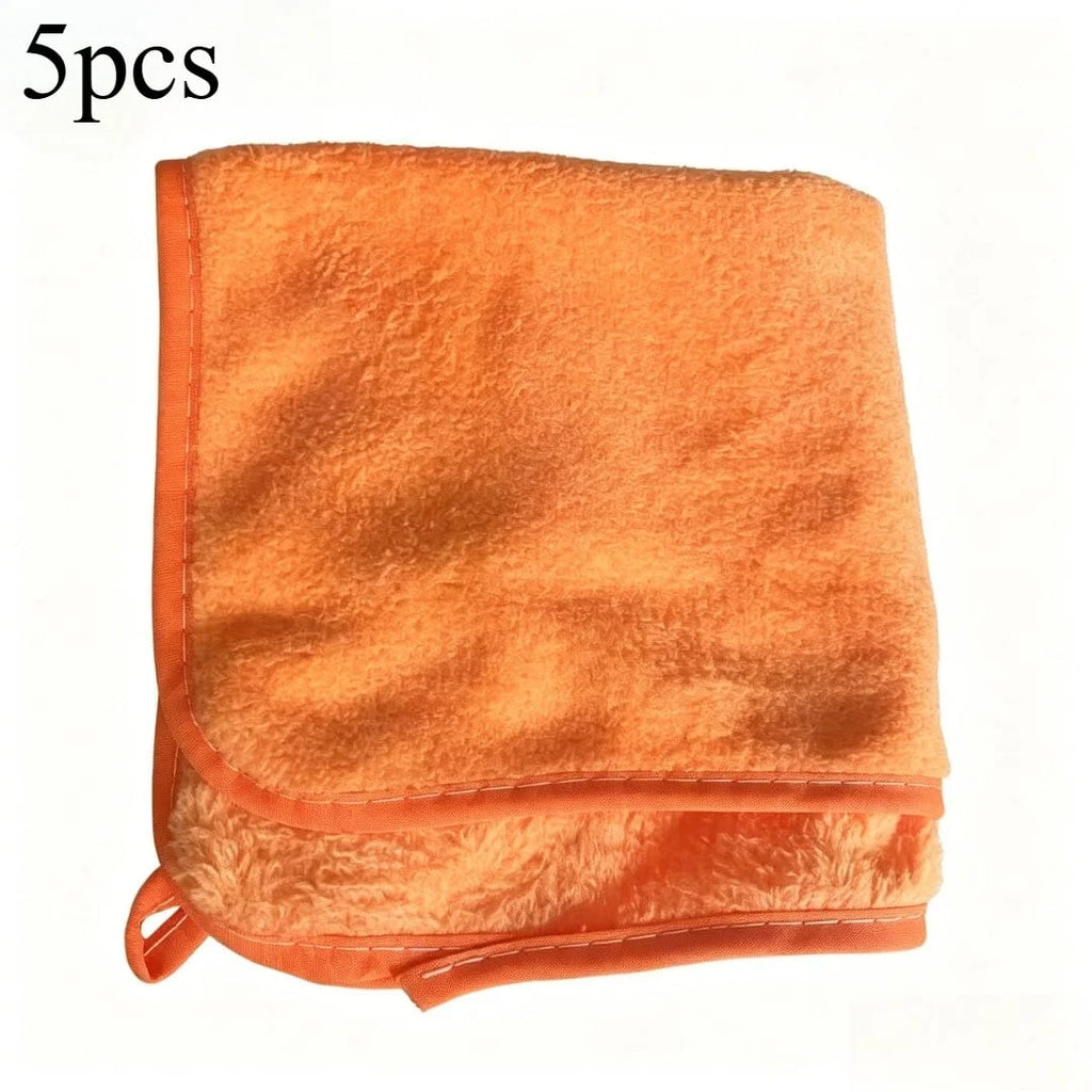 1/2/3/6/10pcs 30X60cm Microfiber Car Cleaning Towels Soft Quick Drying for Windows Mirrors Wiping Rags Double Layer Wash Cloth