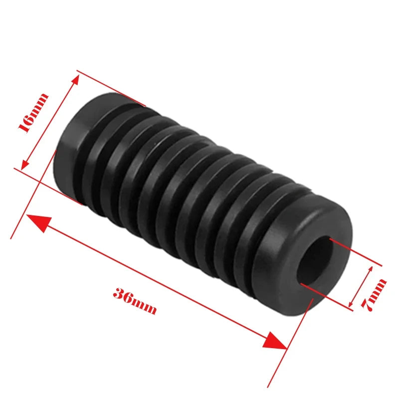 CENJITION 1 5pcs Universal Rubber Cover Motorcycle Gear Shift Shifter Lever Foot Pad Pedal Kick Start Foot Pegs Pad Accessories