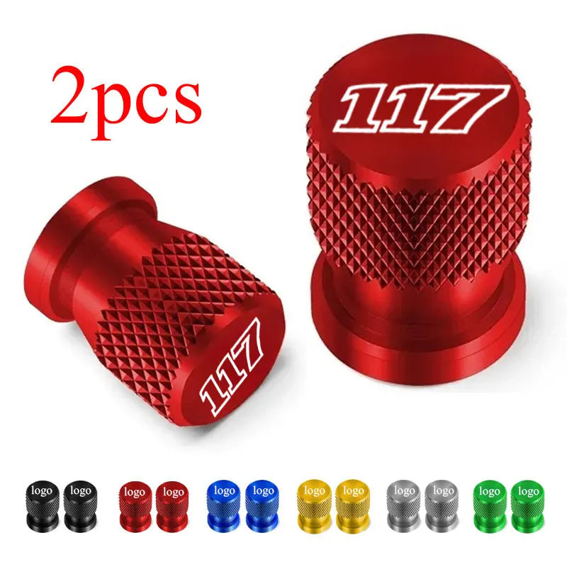 Motorcycle Accessories CNC Tire Valve Stem Cap Cover Plugs For Harley Softail Low Rider ST FXLRST FXRST Breakout Touring CVO 117