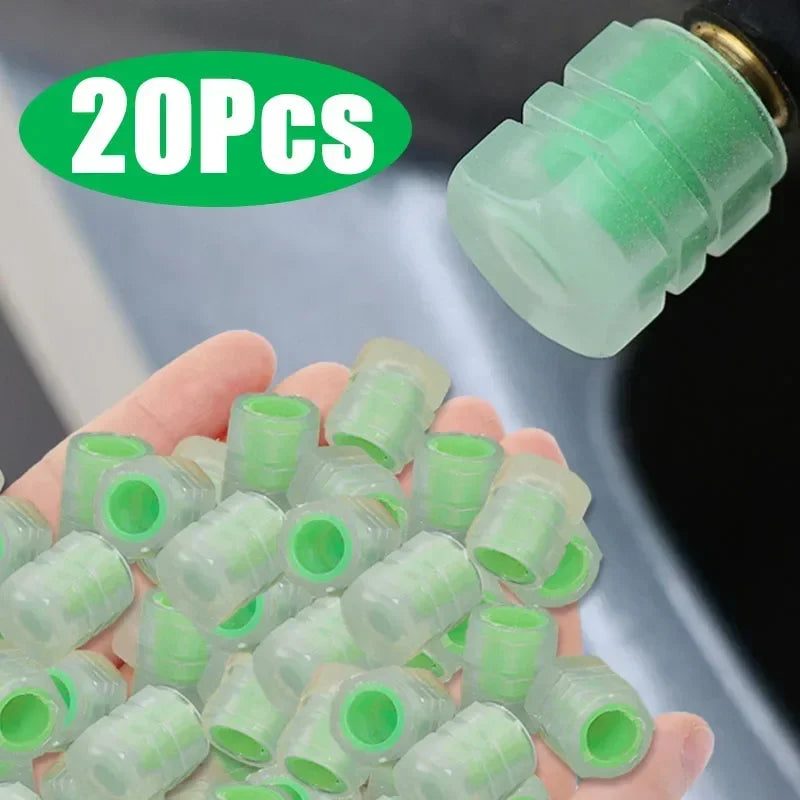 Motorcycle, bicycle wheel hub, valve cap, car luminous tire, valve cap, fluorescent green blue luminous