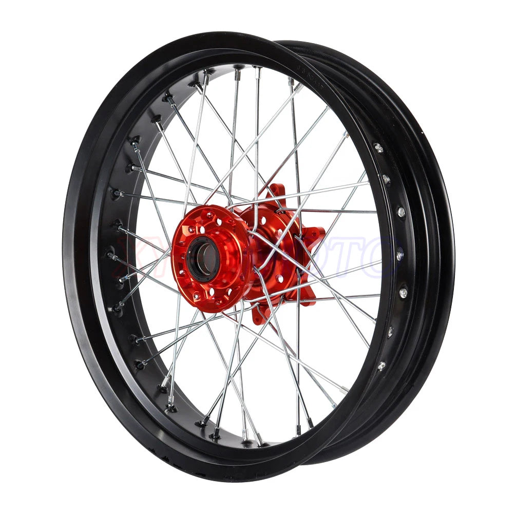 3.50x17" inch 4.25x17" Spoked Motorcycle Wheels Rims Set For KTM EXC EXC-E SX SX-F XCW 150 200 250 300 350 450 2003-2018