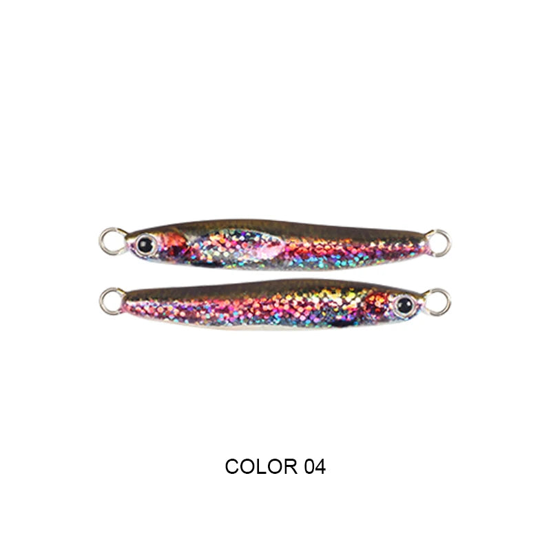 LETOYO Micro Metal Jig 10g 15g Fishing Lures Shore Jigging Sea Freshwater for Perch Bass Trout Artificial Bait Tackle