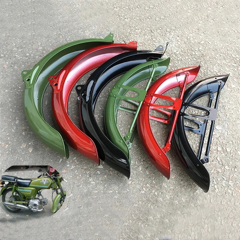 Motorcycle Mudguard Set for Honda Jialing Lifan Dayun Qjmotor JH70 CD70 C70 ST70 JL70 DY70 Metal Steel Mud Guard Wheel Fender