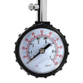 Universal Tire Pressure Monitor, 0-100PSI High Precision Long Tube Tyre Gauge for Car and Motorcycle