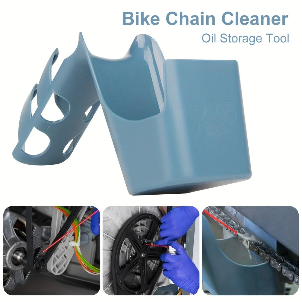 Motorcycle Bike Chain Oil Storage Tool Box Chain Cleaning Oil Splash-Proof Tool Agent Widely Used Chain Oil Anti-spray Tool