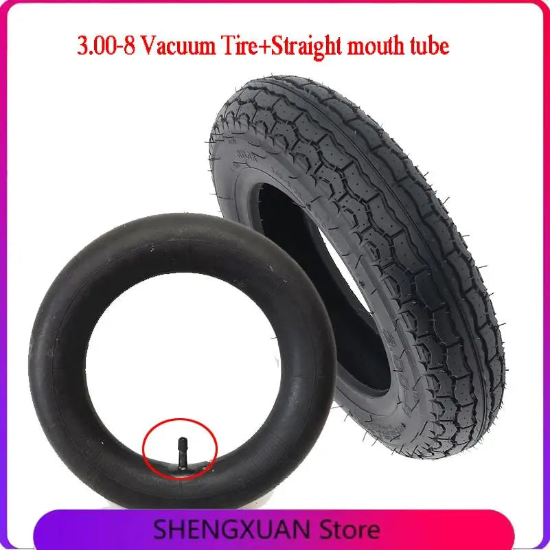 3.00-8 / 300-8 Tire & inner tube 4PR tyre fits Gas and Electric Scooters Warehouse Vehicles Mini Motorcycle