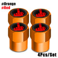 DSYCAR Tire Valve Caps (4 Pcs/Set ) Aluminium Alloy/Copper, Universal Middle Finger Stem Covers for Car, Truck, Motorcycle, Bike